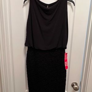 Enfocus Studio Black Mini Dress (New)